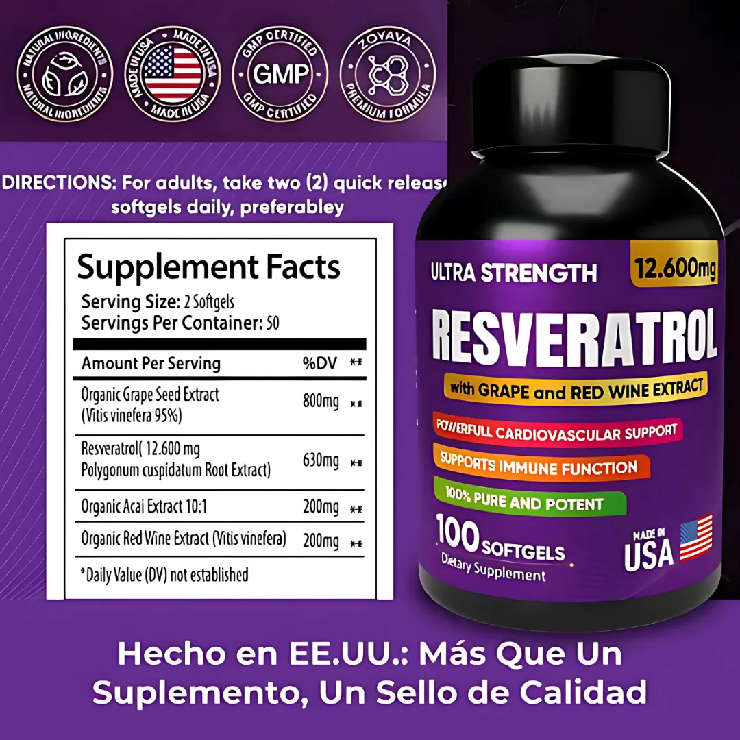 RESVERATROL SOFGELS COMBO X 2 UND