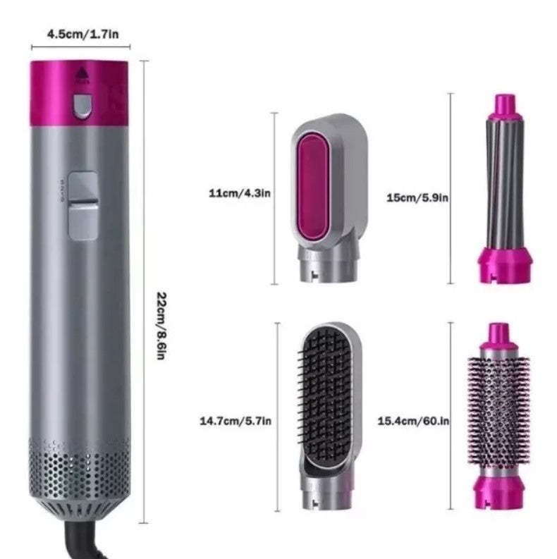 HAIRPRO 5 EN 1 – SECA, ALISA Y MOLDEA EN MINUTOS.